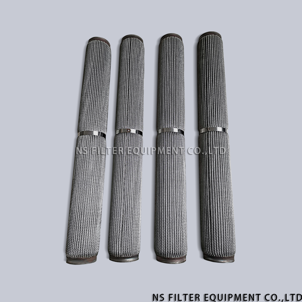 Corrugated Folded Metal Filter Sleeve